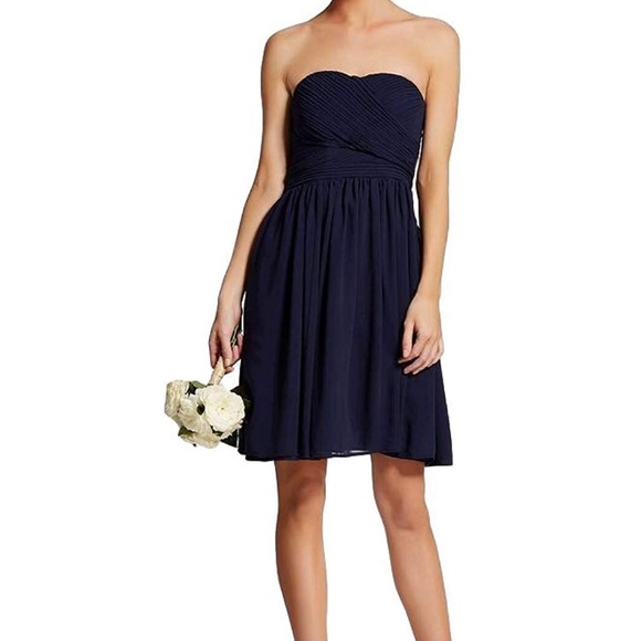 Tevolio Dresses & Skirts - Tevolio Women’s Chiffon Strapless Pleated Dress